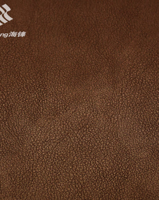 G7685 chocolate brown automotive PVC leather with fine grain surface, ideal for car seat upholstery, door panels, yacht interiors and high-end furniture