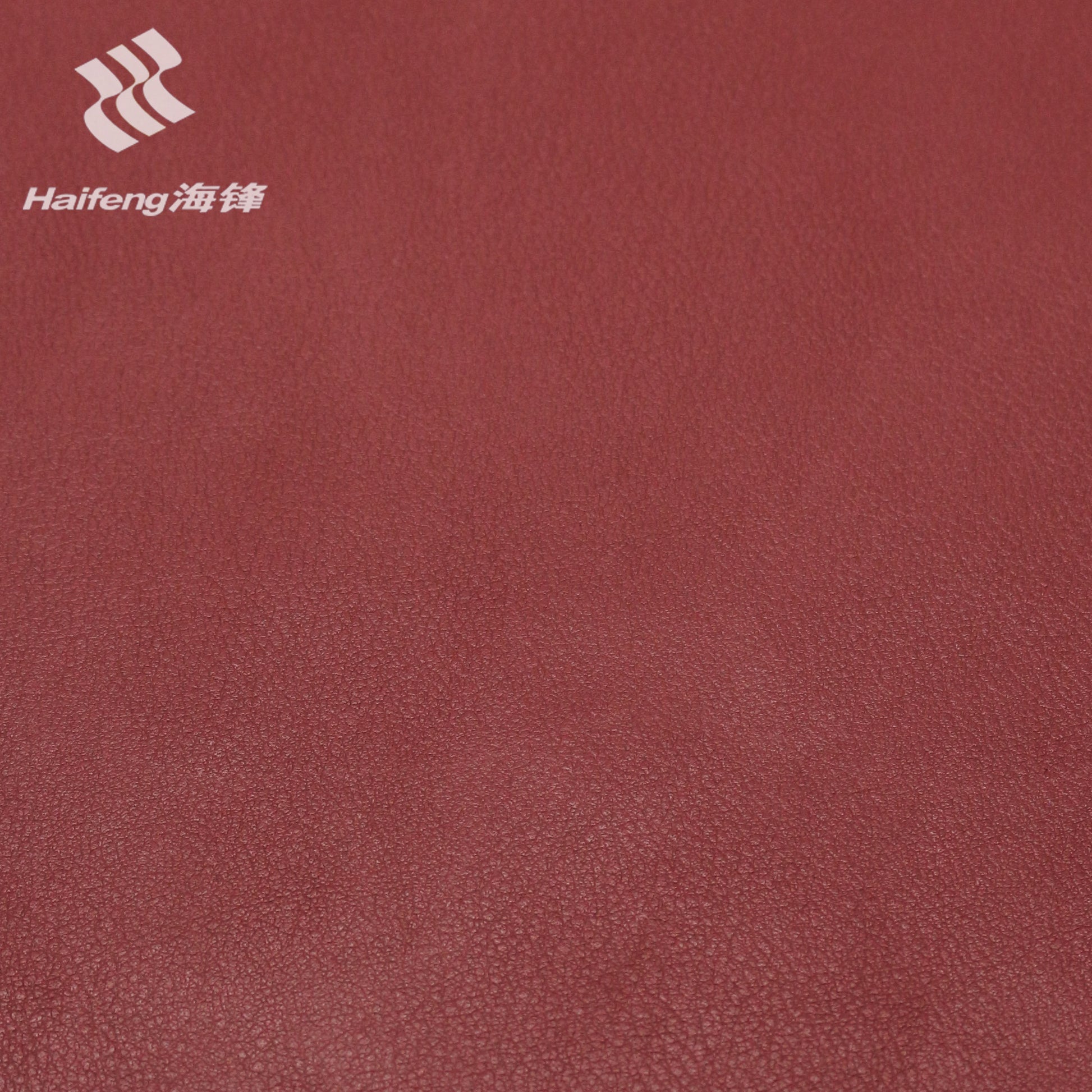 G7685A burgundy red automotive PVC leather with fine embossed texture, suitable for car seat upholstery, door panels, yacht interiors, sofa and furniture applications