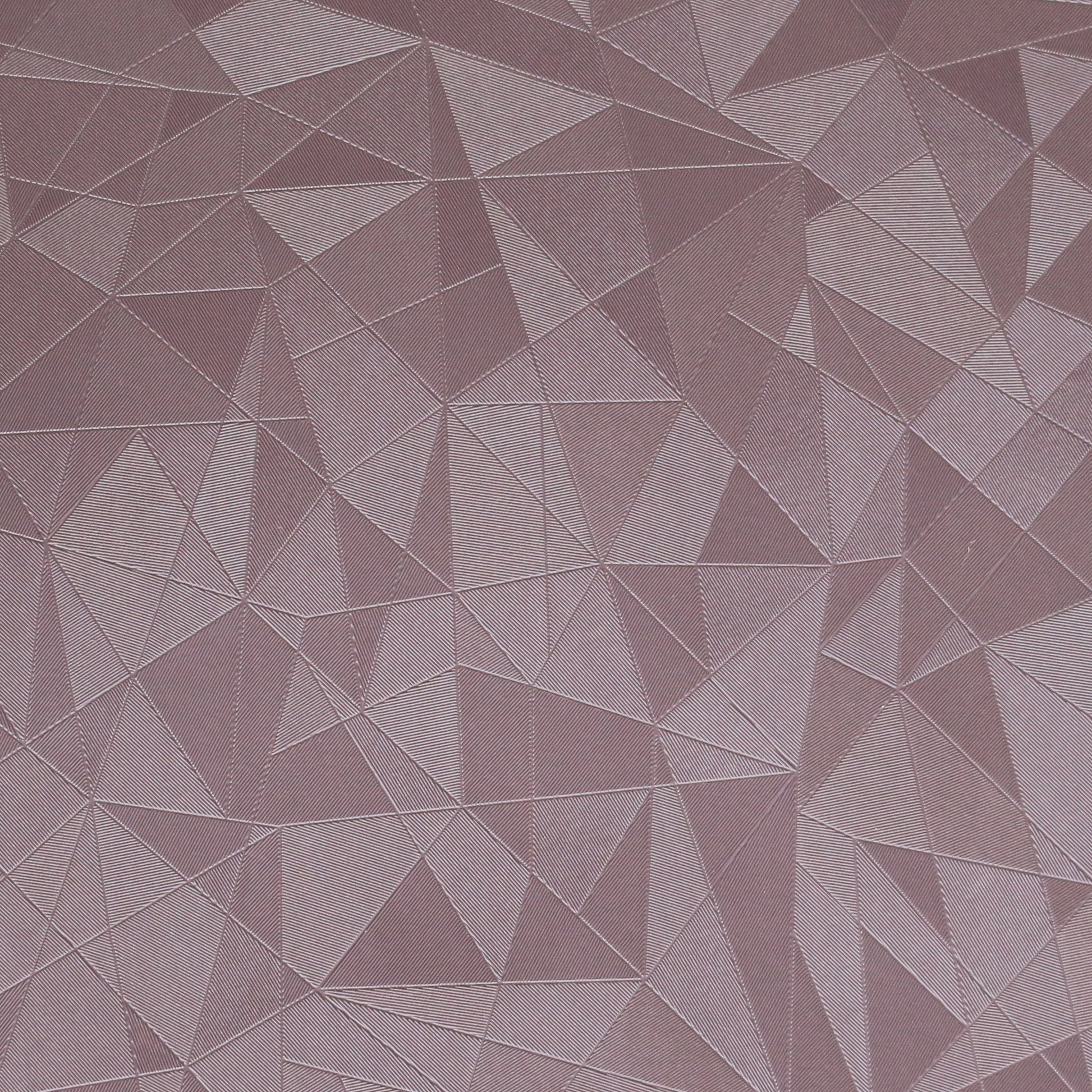 G7698 dusty purple grey geometric PVC leather with triangular embossed pattern, suitable for car seat upholstery, door panels, yacht interiors, sofa and premium furniture applications