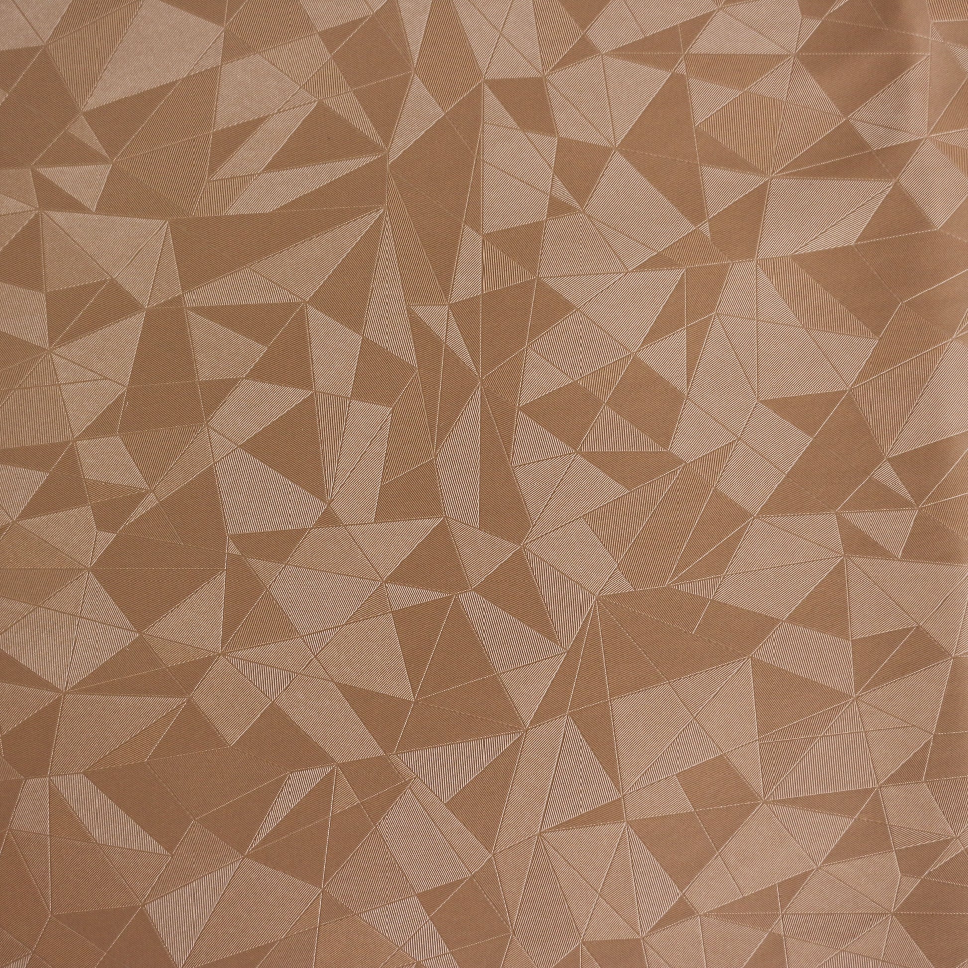 G7698 light taupe geometric PVC leather with elegant triangular embossed pattern, suitable for car seat upholstery, door panels, yacht interiors and furniture applications
