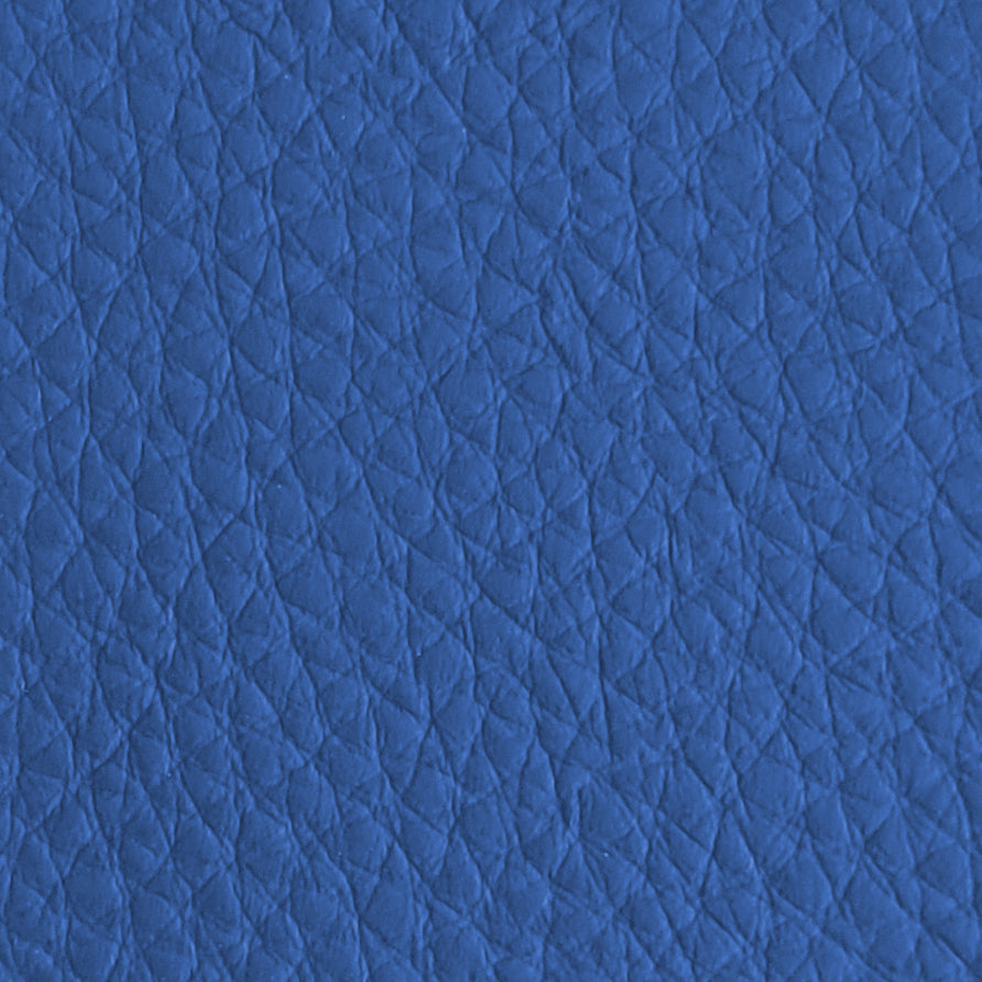 G7686 royal blue automotive PVC leather with rich embossed texture, perfect for car seats, headliners, door panels and high-end sofa upholstery