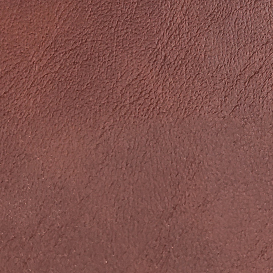 G7690 rust red automotive PVC leather with warm embossed wavy texture, suitable for car seat upholstery, door panels, yacht interiors and furniture applications