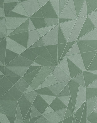 G7698 sage green geometric PVC leather with modern triangular embossed texture, perfect for car seats, headliners, door panels and premium sofa applications